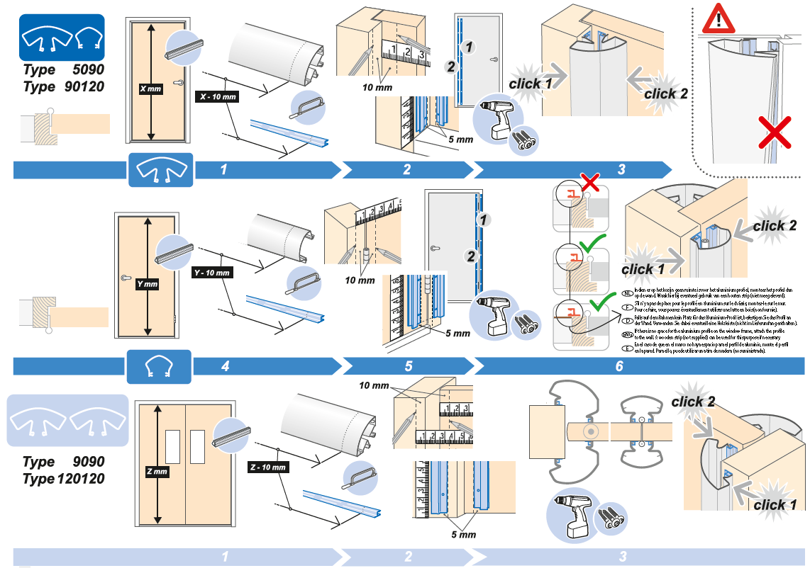 Service vingerstrip